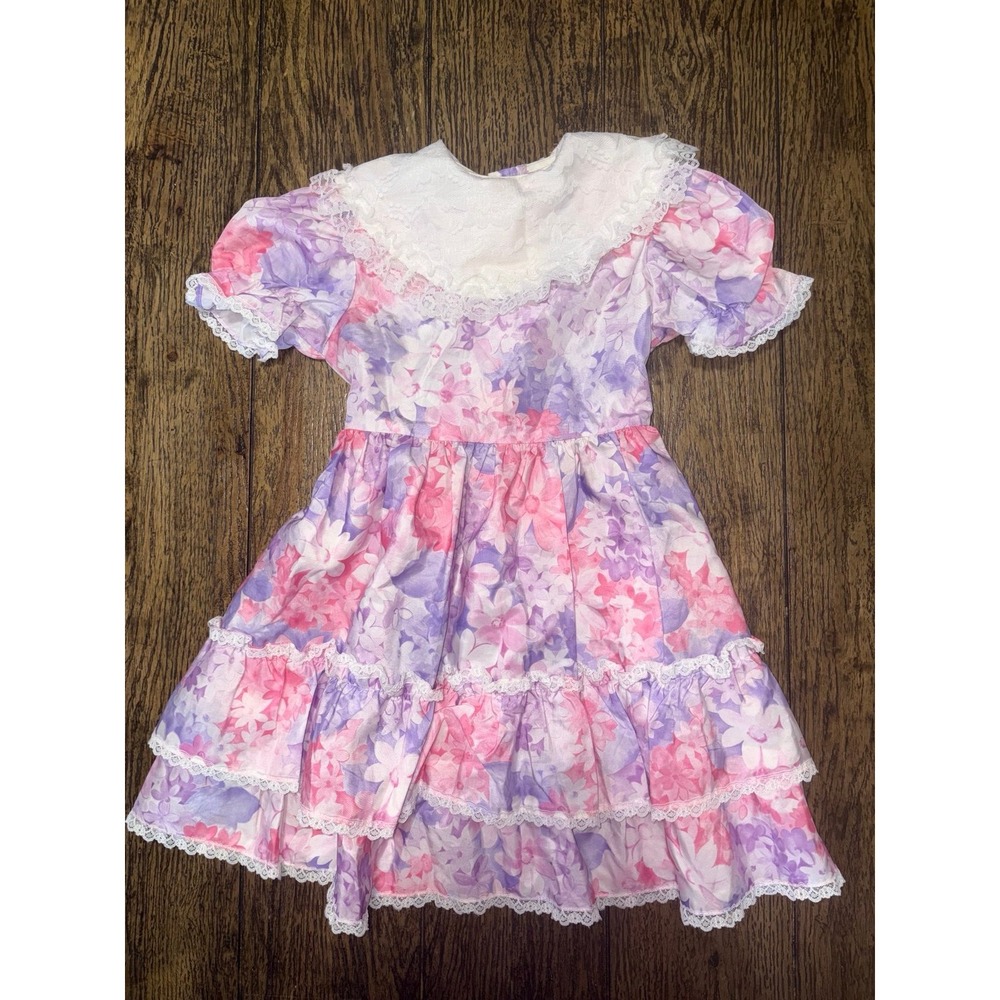 Martha's Miniatures "We're Fussy" dress vintage 80s size 5